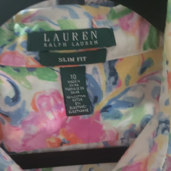Colorful Floral Button-Up Shirt - Picture 2 of 2